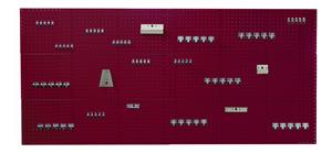 14031425.** 6 x 1486 x 457mm Bott Perfo® tool panels complete with an 80 piece hook kit....